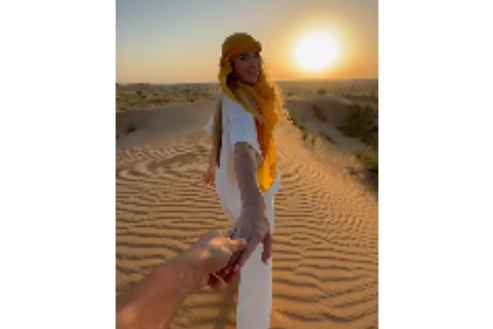 Buggy ride at sunrise in Dubai